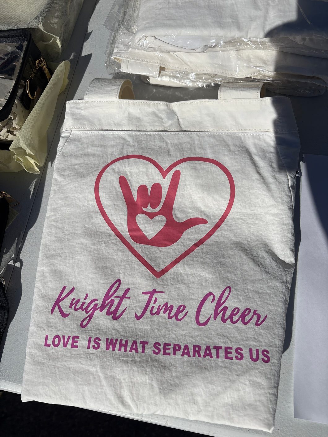 Love is what separates us bag